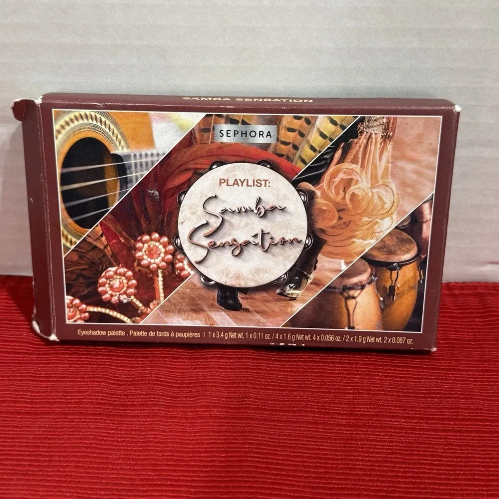 Sephora Playlist Samba Sensation Eyeshadow Palette 7-Shades‎ NEW